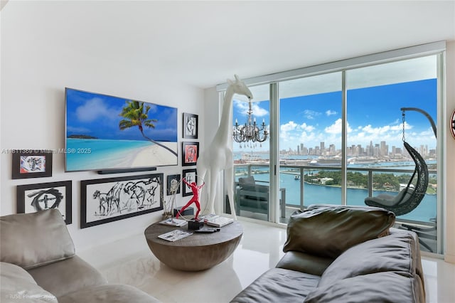 650 W Ave Unit Ph09, Miami Beach, FL 33139 - living room with plenty of natural light and floor to ceiling windows