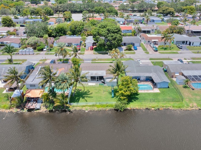 11610 NW 32nd Mnr, Sunrise, FL 33323 - aerial view of residential area with a pool and a large body of water