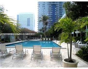 850 N Miami Ave Unit W-2003, Miami, FL 33136 - community pool with a patio and a city view