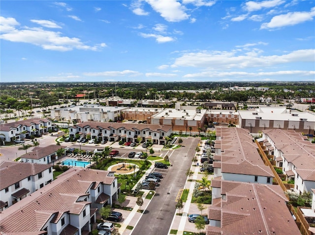 221 SW 159th Way, Pembroke Pines, FL 33027 - aerial view of residential area with a pool area