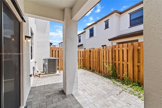 221 SW 159th Way, Pembroke Pines, FL 33027 - view of patio featuring central AC unit