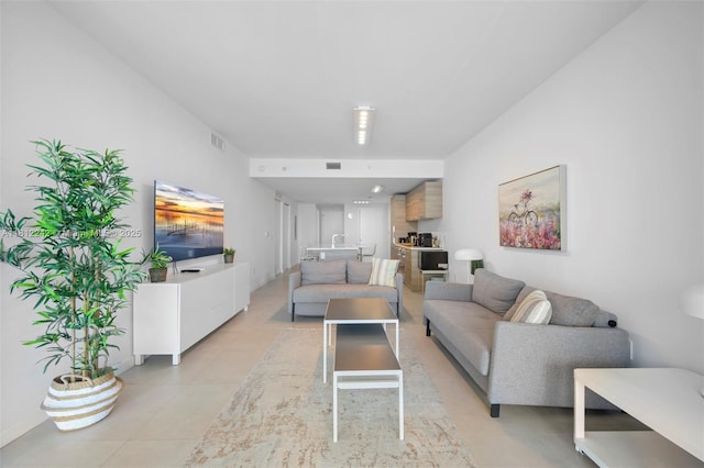 650 NE 32nd St Unit 2502, Miami, FL 33137 - living area featuring light tile patterned floors