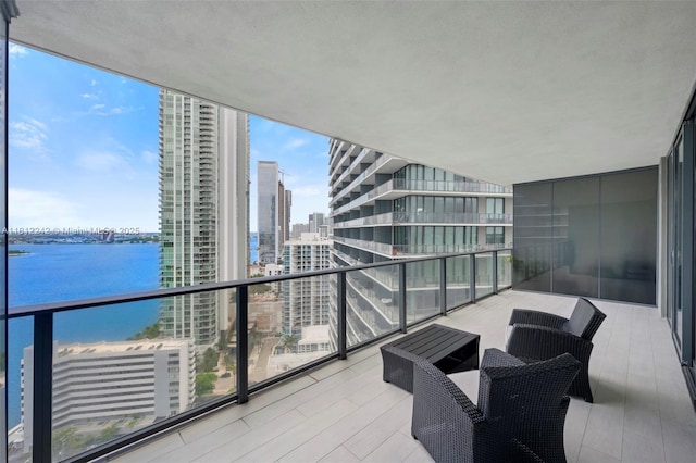 650 NE 32nd St Unit 2502, Miami, FL 33137 - balcony with a view of city and a water view
