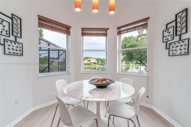 5064 SW 164th Ave, Miramar, FL 33027 - dining room with light wood-style floors and baseboards