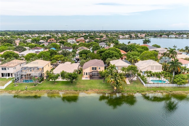 5064 SW 164th Ave, Miramar, FL 33027 - aerial view of residential area with a large body of water and a pool