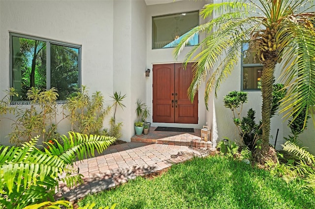 8205 SW 171st Ter, Palmetto Bay, FL 33157 - property entrance featuring stucco siding