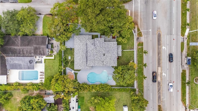 7201 SW 84th Pl, Miami, FL 33143 - bird's eye view of a pool