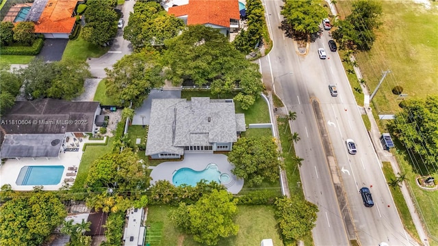7201 SW 84th Pl, Miami, FL 33143 - aerial overview of property's location with a pool