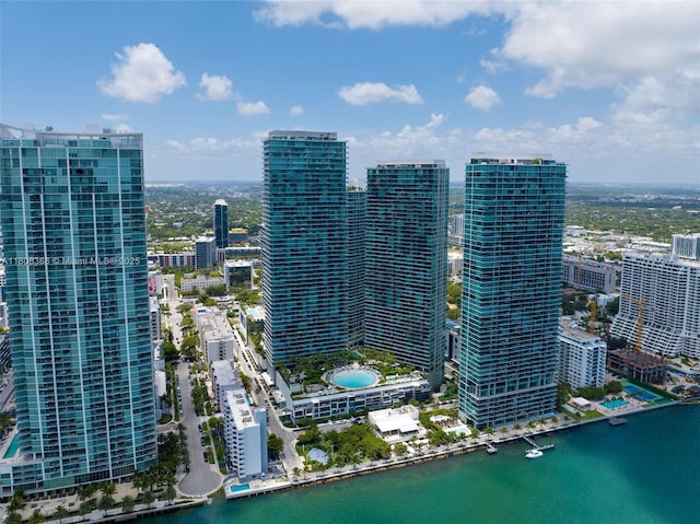 650 NE 32nd St Unit 3708, Miami, FL 33137 - city view featuring a nearby body of water