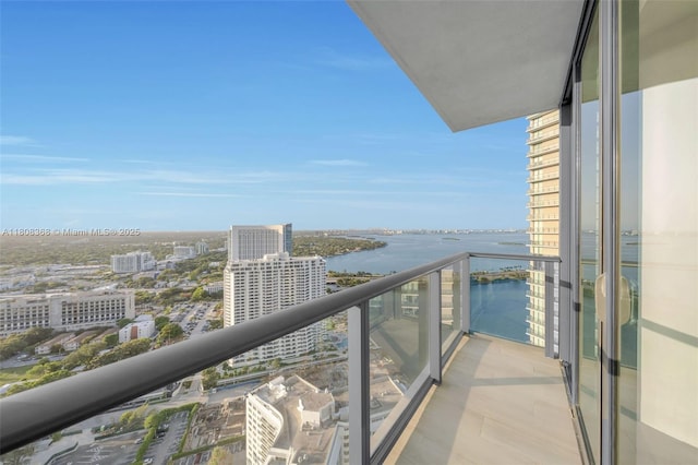 650 NE 32nd St Unit 3708, Miami, FL 33137 - balcony with a view of city and a water view