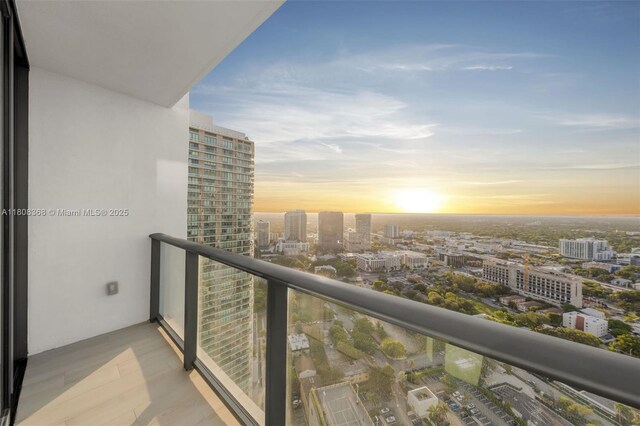 650 NE 32nd St Unit 3708, Miami, FL 33137 - balcony featuring a view of city