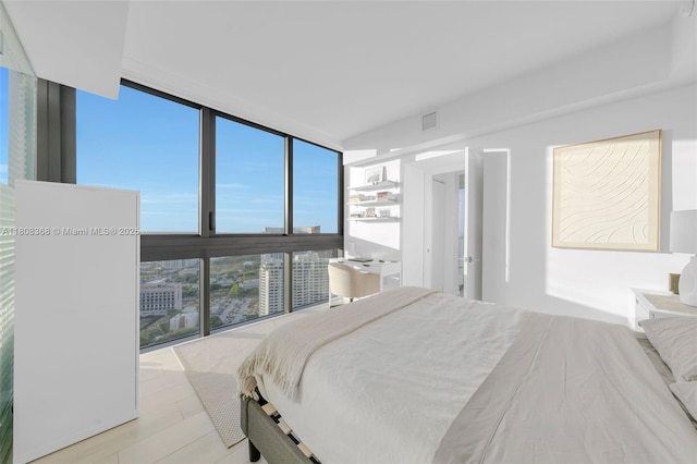 650 NE 32nd St Unit 3708, Miami, FL 33137 - bedroom with expansive windows