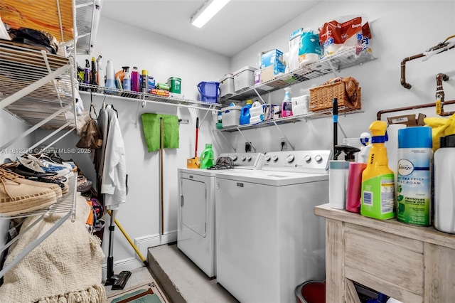 15760 SW 45th St, Miami, FL 33185 - washroom with washing machine and clothes dryer