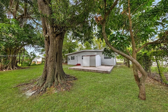 501 Carolina Ave, Fort Lauderdale, FL 33312 - view of green lawn with a deck