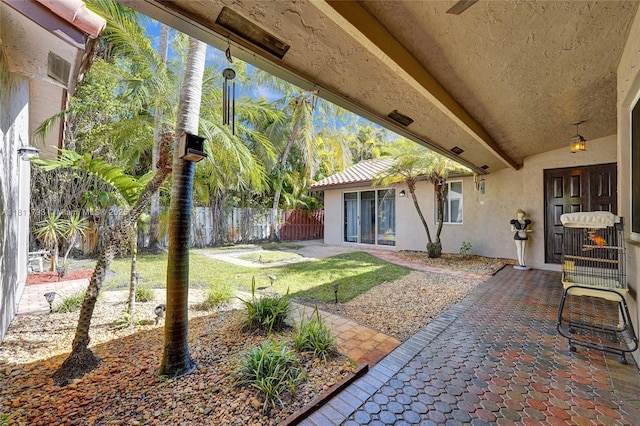 14520 SW 37th St, Miramar, FL 33027 - view of yard with a patio