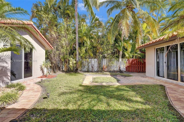 14520 SW 37th St, Miramar, FL 33027 - view of yard with a patio