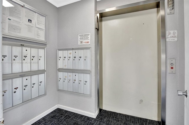 1709 Whitehall Dr Unit 401, Davie, FL 33324 - view of home's community with mail area and a textured wall