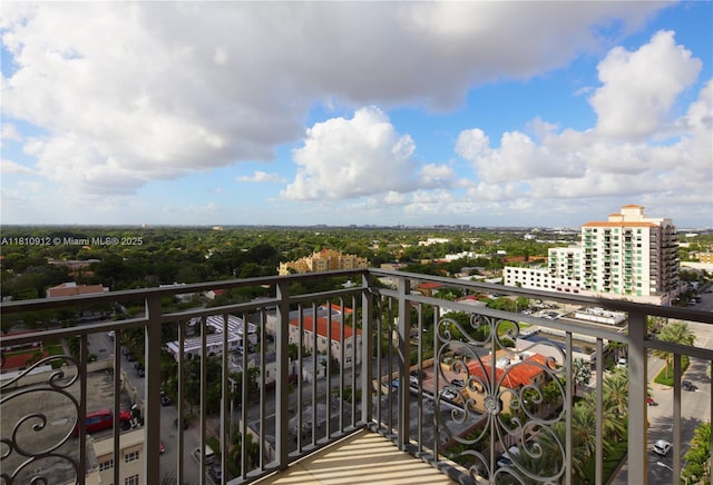 1607 Ponce De Leon Blvd Unit 12E, Coral Gables, FL 33134 - balcony featuring a view of city