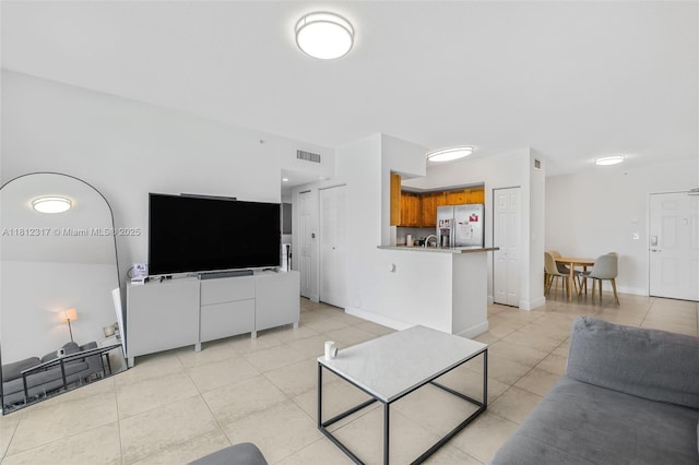 1723 SW 2nd Ave Unit 502, Miami, FL 33129 - living area with light tile patterned floors