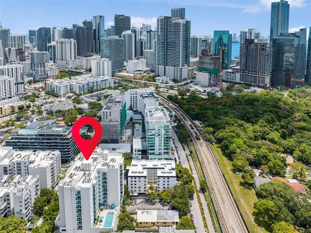 1723 SW 2nd Ave Unit 502, Miami, FL 33129 - aerial view of a highway and skyline