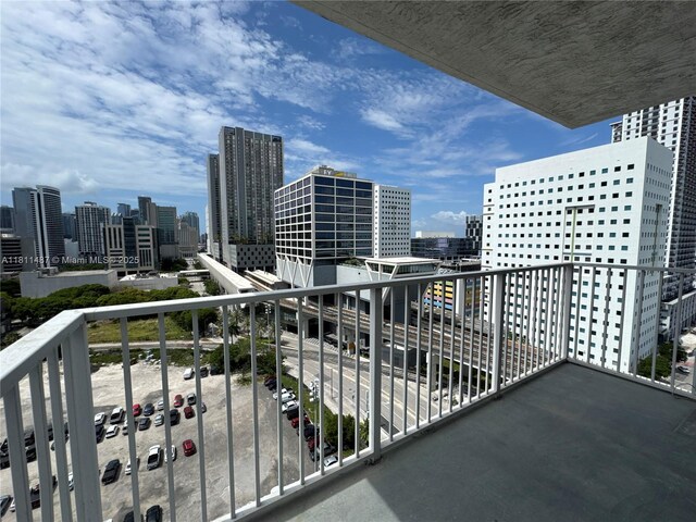 850 N Miami Ave Unit W-1903, Miami, FL 33136 - balcony with a view of skyline