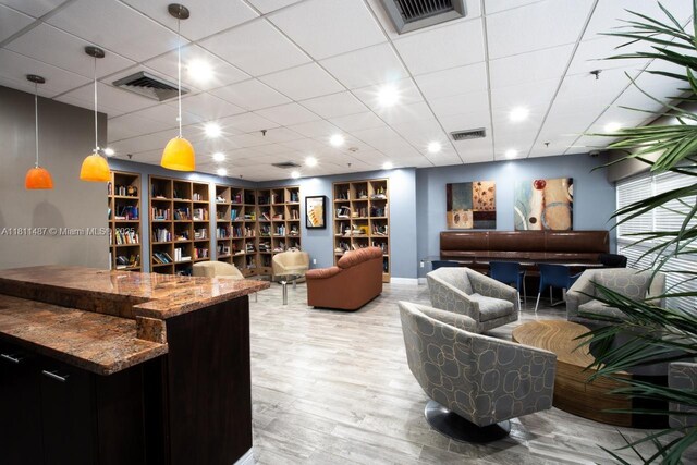 850 N Miami Ave Unit W-1903, Miami, FL 33136 - office area featuring wood finished floors and recessed lighting