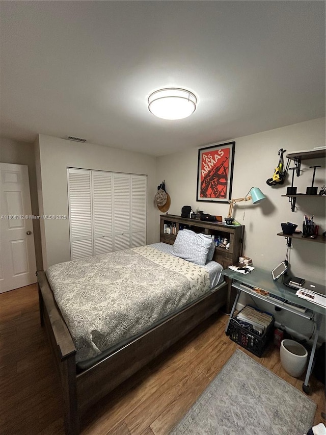 12680 SW 144th Ter, Miami, FL 33186 - bedroom with wood finished floors and a closet