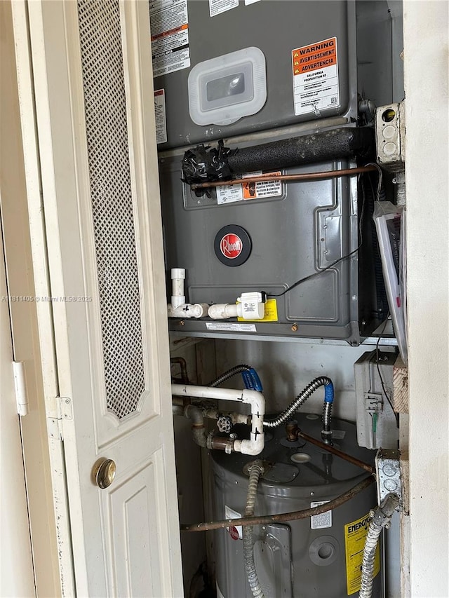 1100 NW Saint Charles Pl Unit 411, Pembroke Pines, FL 33026 - utility room with water heater