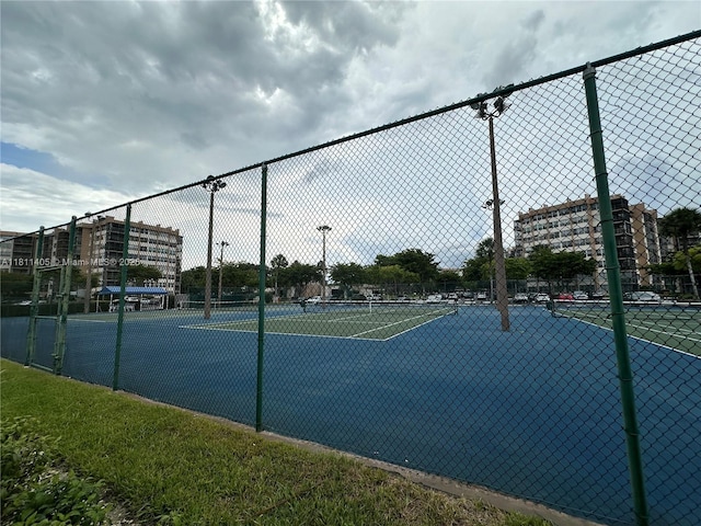 1100 NW Saint Charles Pl Unit 411, Pembroke Pines, FL 33026 - view of tennis court