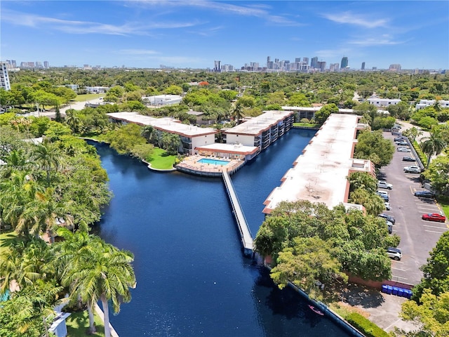 1775 N Andrews Sq Unit 104W, Fort Lauderdale, FL 33311 - bird's eye view of city skyline and a tree filled landscape