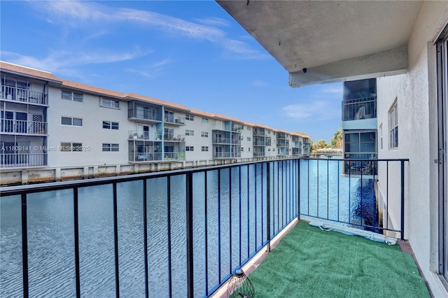 1775 N Andrews Sq Unit 104W, Fort Lauderdale, FL 33311 - balcony with a water view