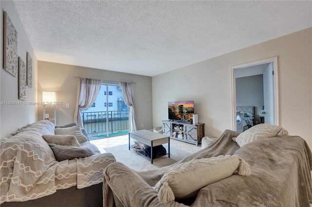 1775 N Andrews Sq Unit 104W, Fort Lauderdale, FL 33311 - living room with a textured ceiling