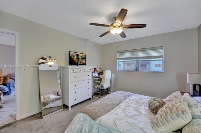 1775 N Andrews Sq Unit 104W, Fort Lauderdale, FL 33311 - bedroom featuring carpet floors and a ceiling fan