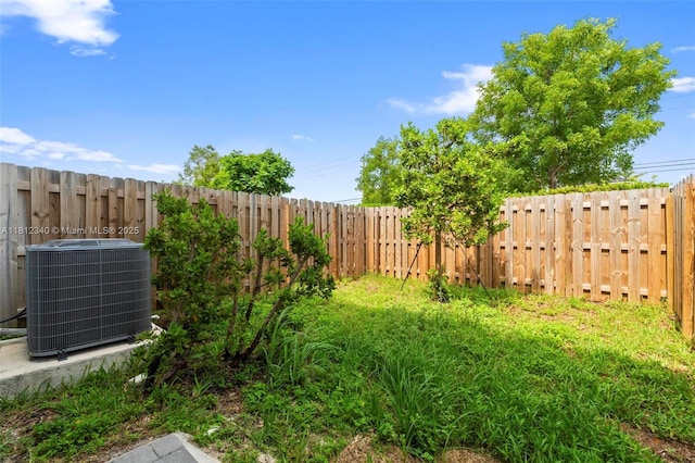28581 SW 132nd Ct, Homestead, FL 33033 - fenced backyard with central AC unit