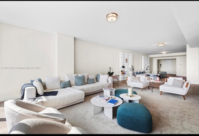 7055 Fisher Island Dr Unit 7055, Miami Beach, FL 33109 - living room with baseboards
