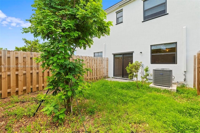 28569 SW 132nd Ct, Homestead, FL 33033 - fenced backyard featuring central air condition unit