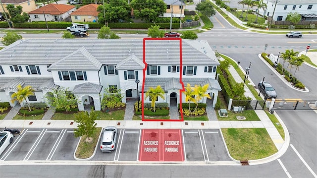 28569 SW 132nd Ct, Homestead, FL 33033 - aerial view of residential area with property parcel outlined