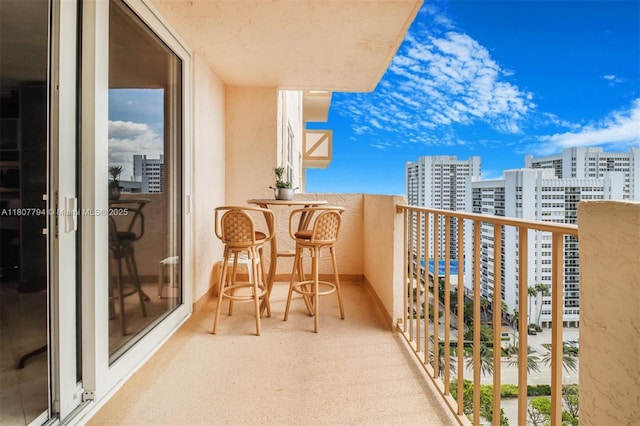 1865 S Ocean Dr Unit 18G, Hallandale Beach, FL 33009 - balcony with a view of city