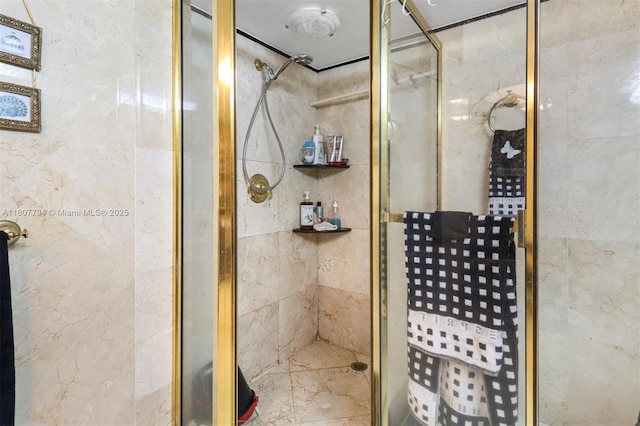1865 S Ocean Dr Unit 18G, Hallandale Beach, FL 33009 - bathroom with a shower stall