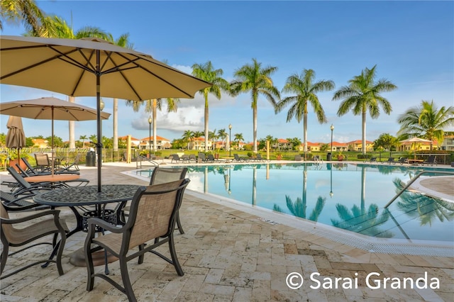 7855 SW 195th Ter, Cutler Bay, FL 33157 - community pool with a patio area