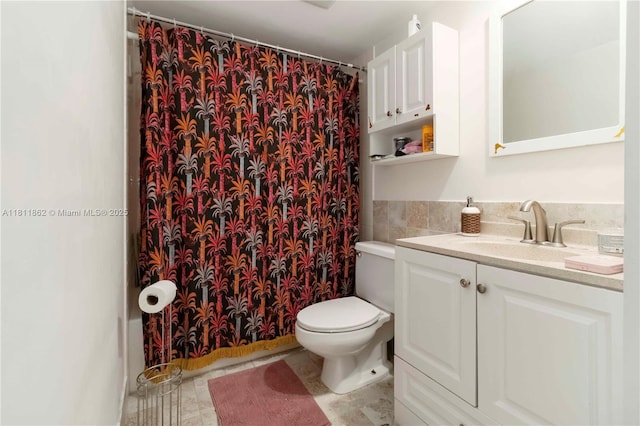 3003 30th Ln, Green Acres, FL 33463 - bathroom featuring vanity and a shower with curtain