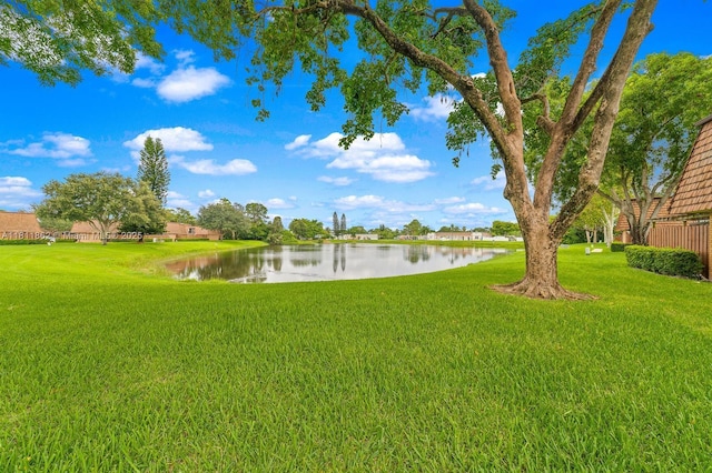 3003 30th Ln, Green Acres, FL 33463 - view of grassy yard with a water view