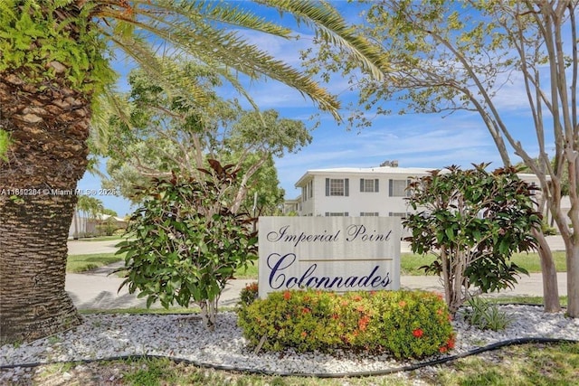 2181 NE 67th St Unit 628, Fort Lauderdale, FL 33308 - view of community sign