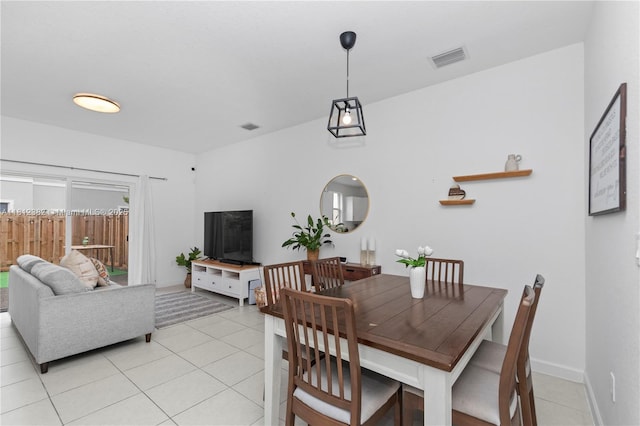 11835 NW 46th St, Coral Springs, FL 33076 - dining area with light tile patterned floors and baseboards