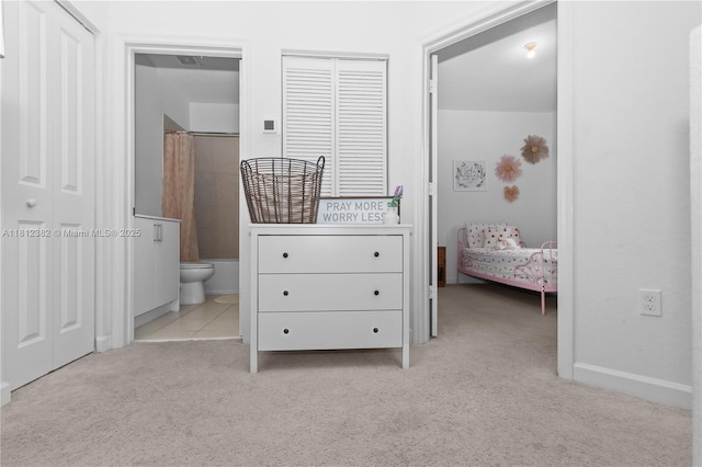 11835 NW 46th St, Coral Springs, FL 33076 - bedroom with light colored carpet and ensuite bathroom