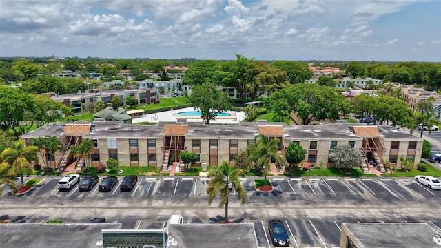 7355 NW 18th St Unit 106, Margate, FL 33063 - drone / aerial view of a pool area