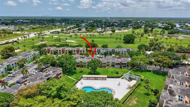 7355 NW 18th St Unit 106, Margate, FL 33063 - view of property location with a golf course, a nearby body of water, and a pool area