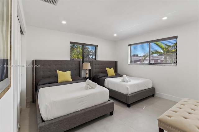 5131 Monroe St, Hollywood, FL 33021 - bedroom with multiple windows, recessed lighting, and baseboards