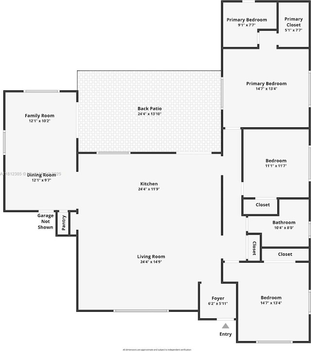5131 Monroe St, Hollywood, FL 33021 - home floor plan