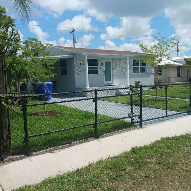 6421 Allen St, Hollywood, FL 33024 - view of single story home